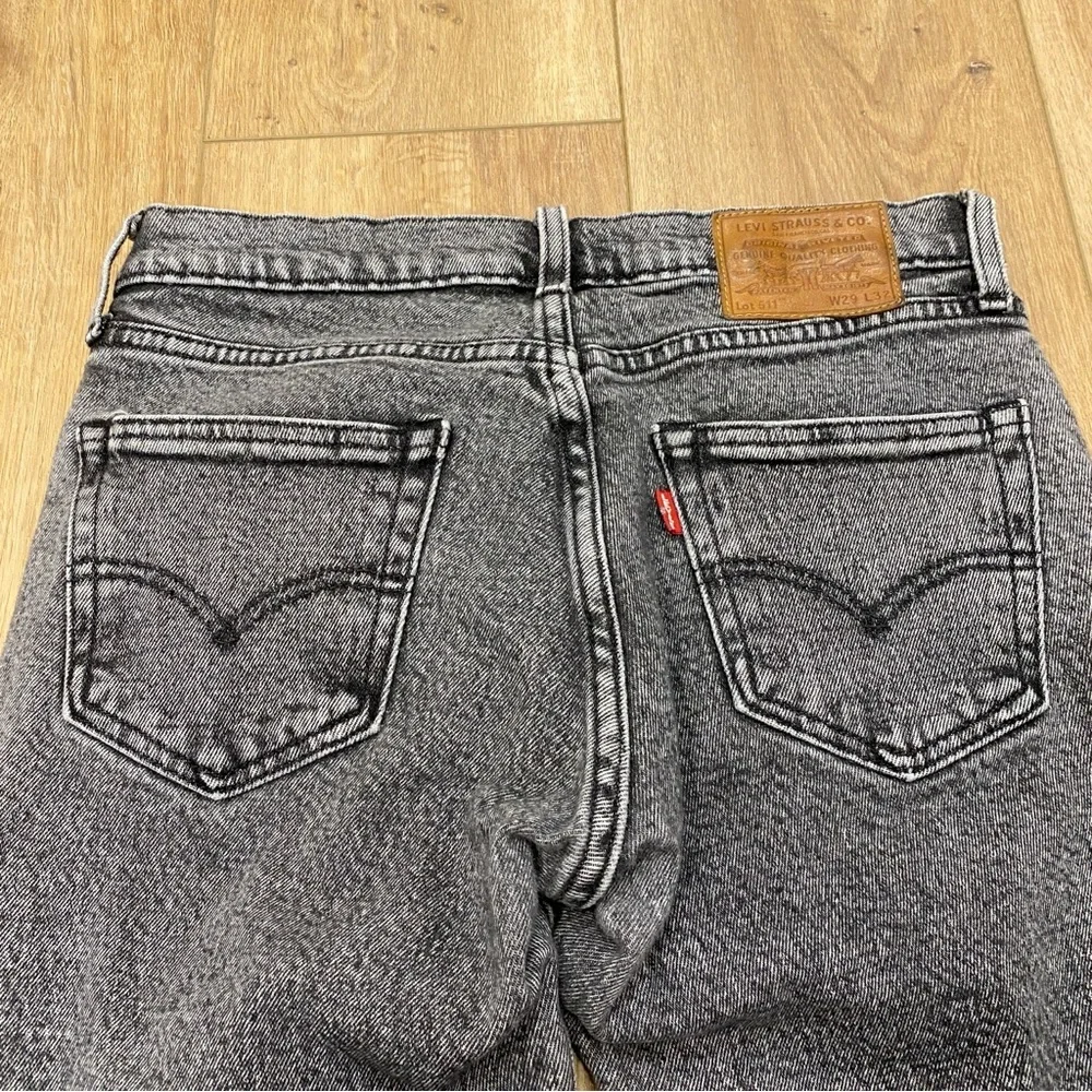 🌟LEVIS PREMIUM🌟 MENS UTILITY STRAIGHT LEG JEANS GRAY WASH SZ 29